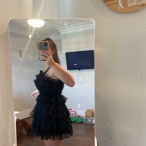 VESTIQUE BLACK TOOL DRESS - Picture 7 of 10